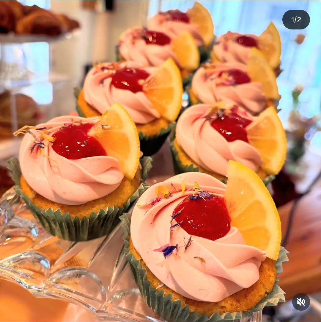 Himbeer-Zitronen-Cupcakes