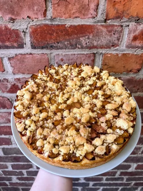 Pflaumen-Hefestreusel